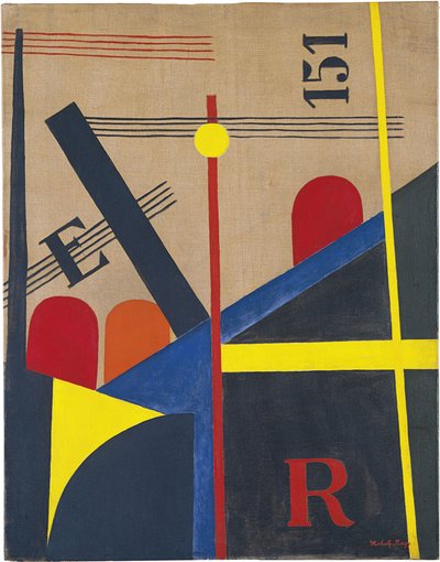 Grande dipinto ferroviario, 1920 da Laszlo Moholy Nagy