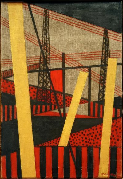 Radio e paesaggio ferroviario da Laszlo Moholy Nagy