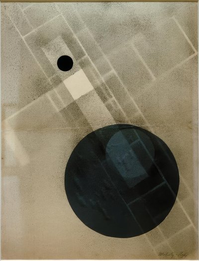 Vernice spray con disco blu da Laszlo Moholy Nagy