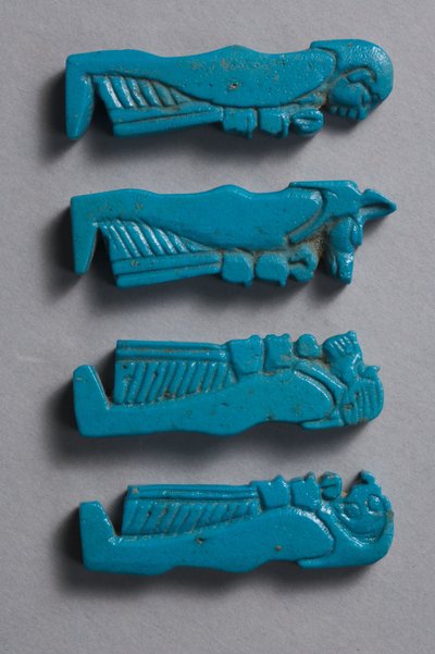 Amuleti dei quattro figli di Horus, Periodo Dinastico Tardo da Late Period Egyptian
