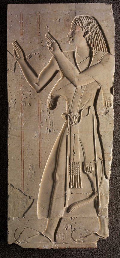 Mentuemhat in abito ecclesiastico, c.667-647 a.C. da Late Period Egyptian