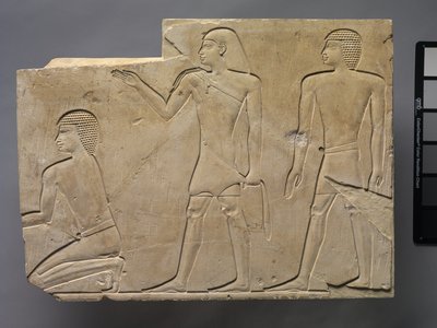 Sacerdoti che eseguono riti funebri da Late Period Egyptian