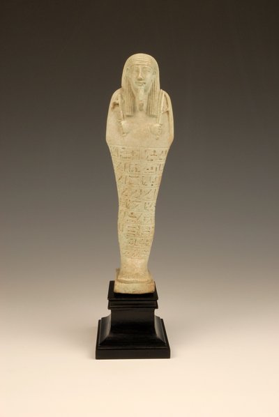 Shabti di Imhotep, 380-342 a.C. da Late Period Egyptian