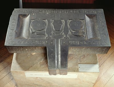 Tavola votiva di Hor-ir-aa, Saite da Late Period Egyptian