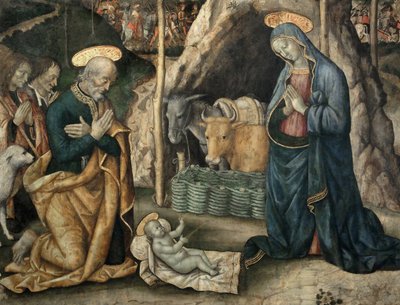 Natività (dettaglio) da Lattanzio Da Foligno