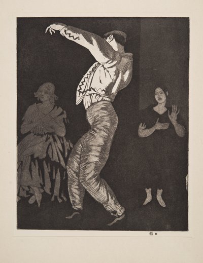 Danzatrice spagnola n. II da Laura Knight