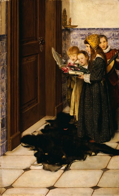 Un canto di Natale da Laura Theresa Alma Tadema