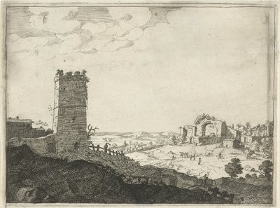 Paesaggio con torre da Laurens Barata
