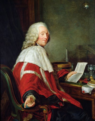 Monsieur de Calonne, Primo Presidente del Parlamento delle Fiandre a Douai, 1790 da Laurent Dabos