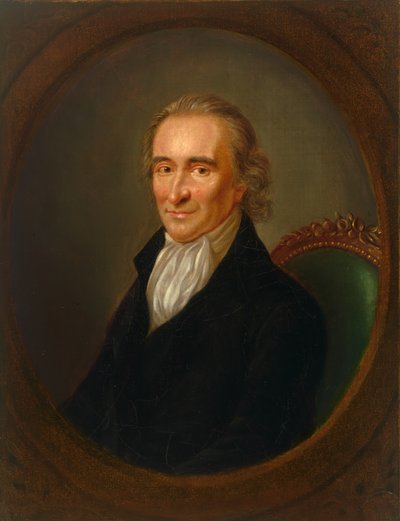 Thomas Paine (1737-1809), 1792 circa (olio su tela) da Laurent Dabos