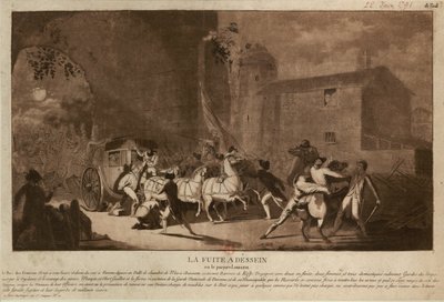 La fuga a Varennes, 1791 da Laurent Guyot
