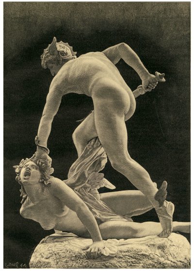 Perseo e la Gorgone, 1872 da Laurent Honore Marqueste