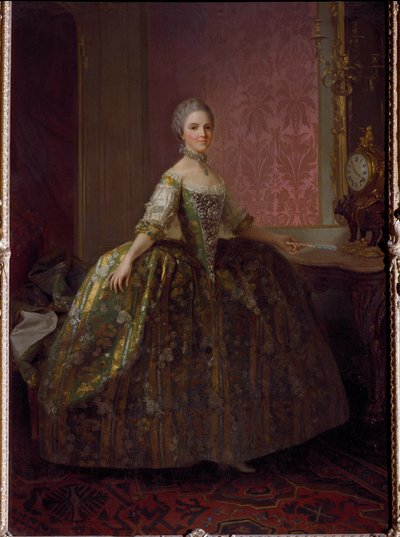 Ritratto di Maria Luisa di Borbone Parma (1751-1819). Dipinto di Laurent Pecheux (1729-1821). Firenze, Palazzo Pitti da Laurent Pecheux