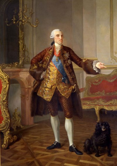 Ritratto di Filippo I, Duca di Parma, 1765 da Laurent Pecheux