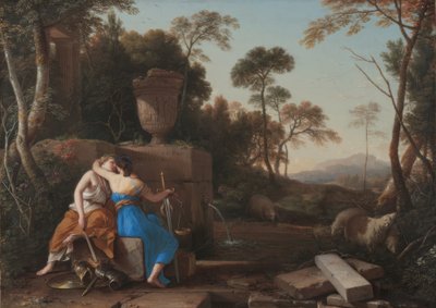 Laurent de La Hyre / "Il bacio della pace e della giustizia", 1654 da Laurent de La Hire