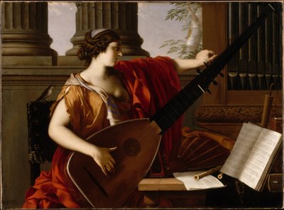 Allegoria della musica da Laurent de La Hire or La Hyre