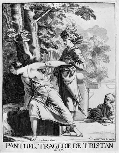 Araspe dichiara la sua passione a Panthee - Panthee, tragedia di François l
