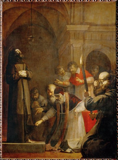 Papa Nicola V, nel 1449 ... da Laurent de La Hire or La Hyre