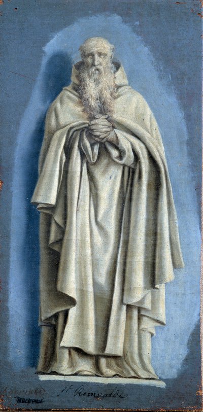 San Romualdo in preghiera da Laurent de la Hyre