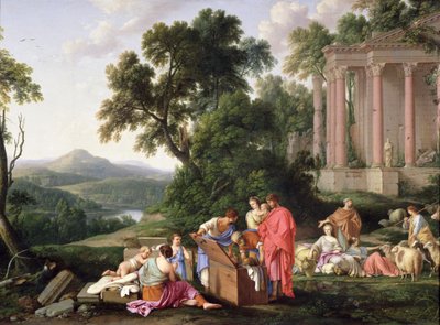 Labano cerca gli idoli, 1647 da Laurent de la Hyre