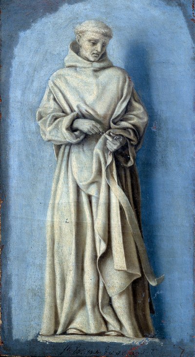 San Etienne de Grammont con un anello nella mano destra (dipinto in camaieu su tela di Laurent de La Hyre) da Laurent de la Hyre