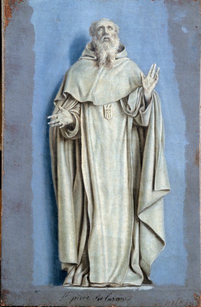 San Pietro Nolasco (1189-1256) in estasi Dipinto con camaieu su tela di Laurent de La Hyre (1606-1656) XVII secolo Sole. 0,36 x 0,23 m Parigi. Museo del Louvre da Laurent de la Hyre