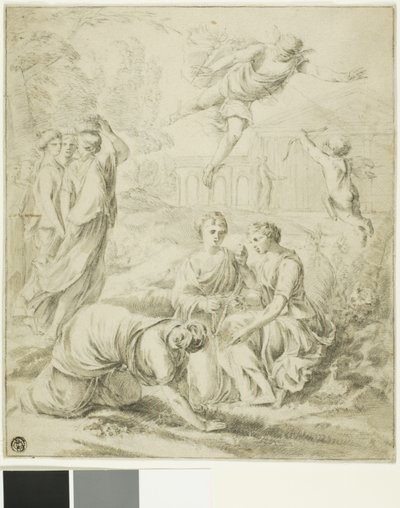 Studio per Mercurio e Herse da Laurent de la Hyre