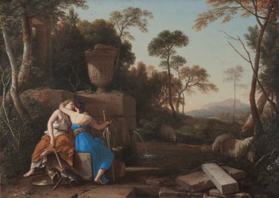 Il Bacio della Pace e della Giustizia da Laurent de la Hyre