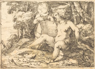Tre Bambini Bacchici da Laurent de la Hyre