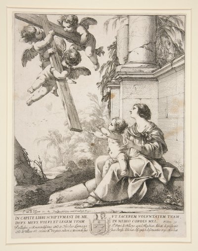 Vergine con angeli da Laurent de la Hyre