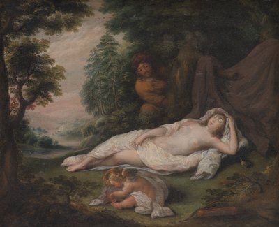 Ninfa dormiente osservata da un uomo da Laurentius de Neter