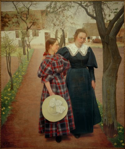 Primavera. Ebba e Sigrid Kähler da Laurits Andersen Ring