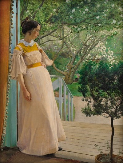 Alla porta del giardino. La moglie dell