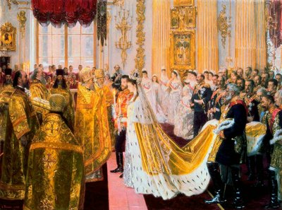 Il matrimonio dello Zar Nicola II e della Principessa Alix d