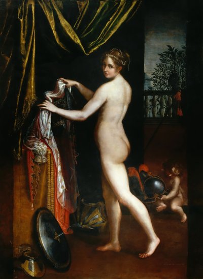 Minerva si veste da Lavinia Fontana