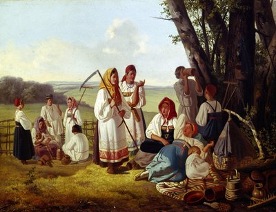 Riposo al tempo del raccolto da Lavr Kuzmich Plakhov