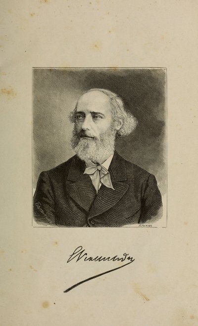 Ritratto di Eugène Viollet-le-Duc 1814-1879, 1879 da Lavr Lavrovich Belyankin