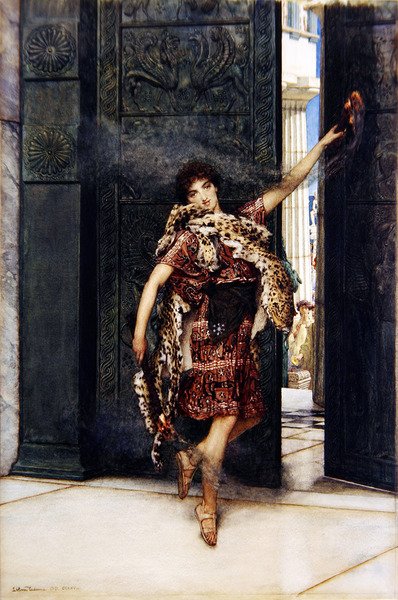 Danza davanti alla Thymele da Lawrence Alma Tadema