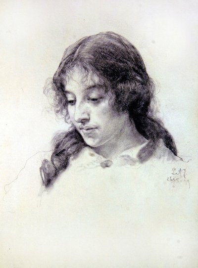 Studio di Ritratto di Miss Raven-Hill da Lawrence Alma Tadema