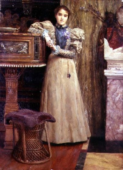 Ritratto di Clothilde Enid, figlia di Edward Onslow Ford da Lawrence Alma Tadema