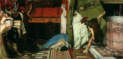 Un imperatore romano, 41 d.C. - Claudio da Lawrence Alma Tadema