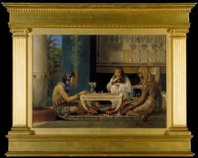 Giocatori di scacchi egiziani, 1865 da Lawrence Alma Tadema