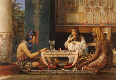 Giocatori di scacchi egiziani, 1868 da Lawrence Alma Tadema