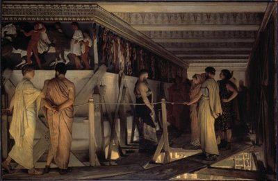 Fidia e il Fregio del Partenone, Atene da Lawrence Alma Tadema