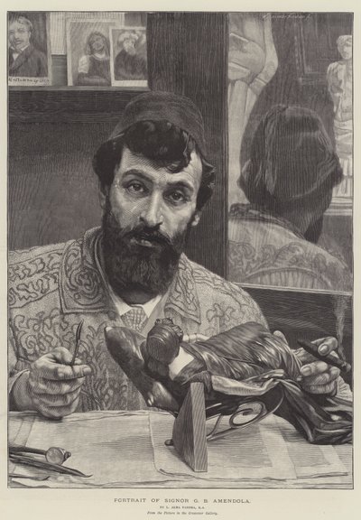 Ritratto di Signor G B Amendola da Lawrence Alma Tadema