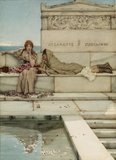 Xanthe e Phaon, 1883 da Lawrence Alma Tadema