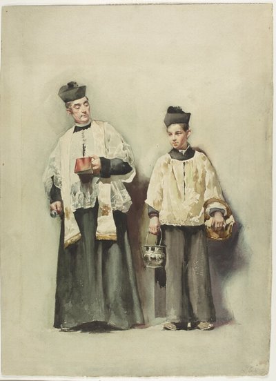 Sacerdote e ragazzo da Lawrence Carmichael Earle