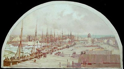 La grande alluvione di Chicago nel 1849 da Lawrence Carmichael Earle