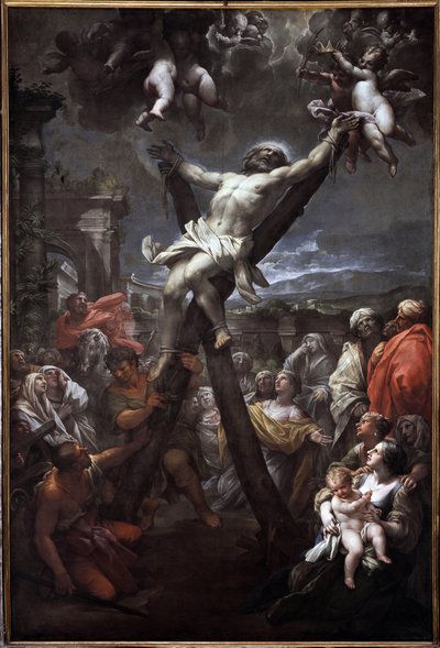 San Andrea crocifisso da Lazzaro Baldi