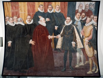 Incontro del Doge Giacomo Durazzo Grimaldi e dell